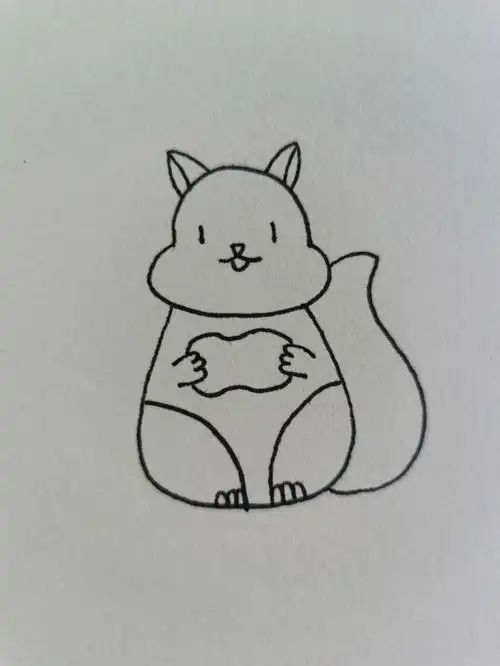 day8今天画的是小松鼠