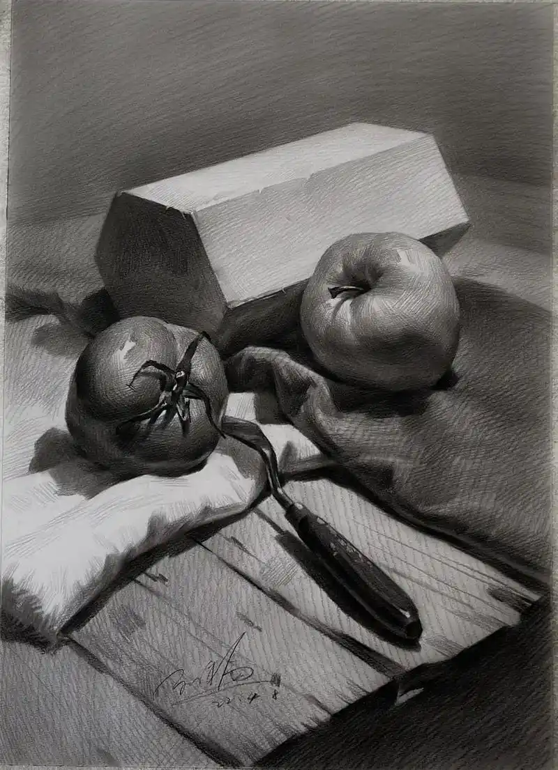 清晰详细步骤分享#美术艺考 #巴莫素描 #素描 #零基础学画 - 抖音