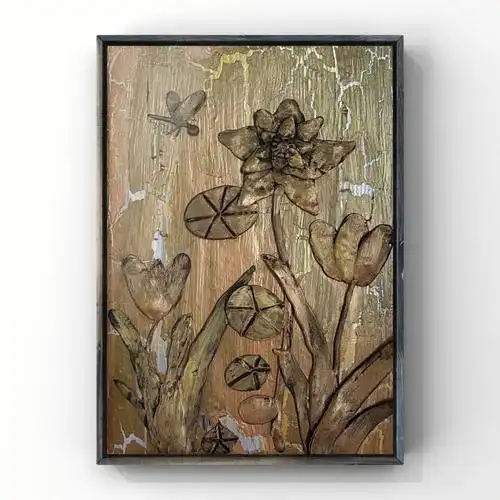 学习超轻粘土铜版画的制作过程5.