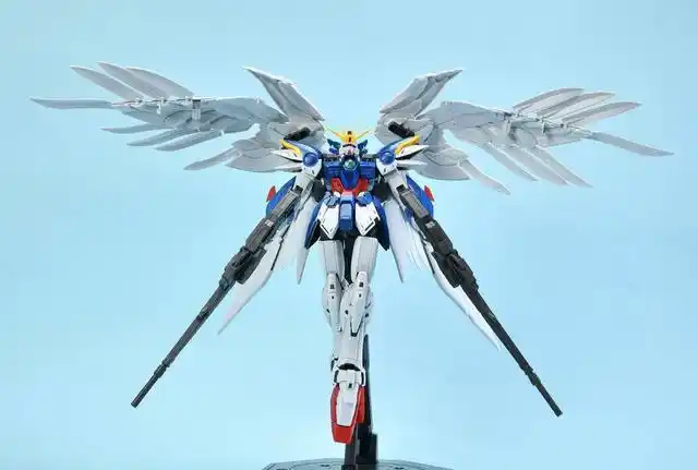 78官测万代mg飞翼高达零式ewverka