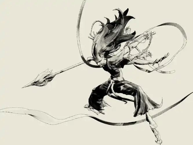 加上非常喜欢徐文旭画的这张哪吒的原画,感觉帅到爆棚!