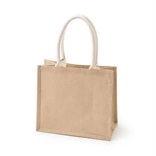 包邮日本muji无印良品黄麻手提牛皮纸环保购物袋礼品袋洗漱包