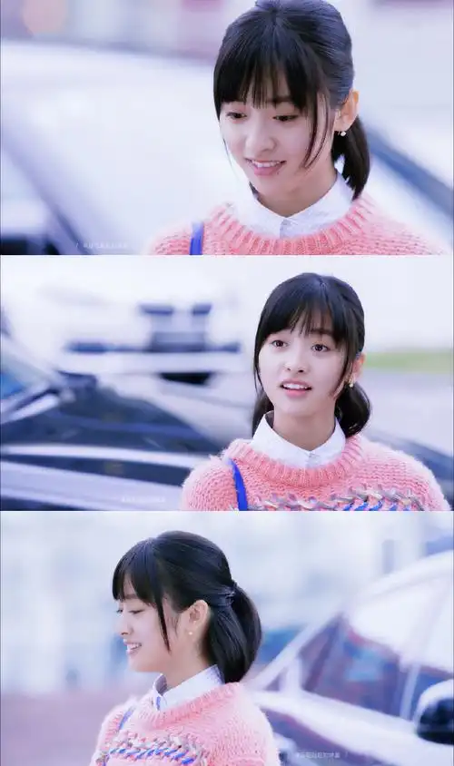 流星花园沈月身着白色长袖吊带直筒裙160穿出180的视觉感