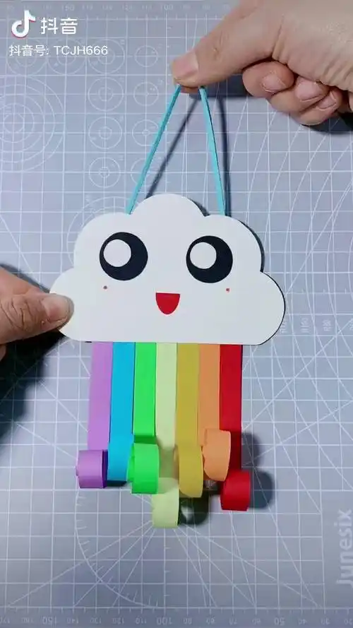 简单又好看,每天都能看到彩虹手工 亲子手工 手工店_彩虹_手工_小朋友
