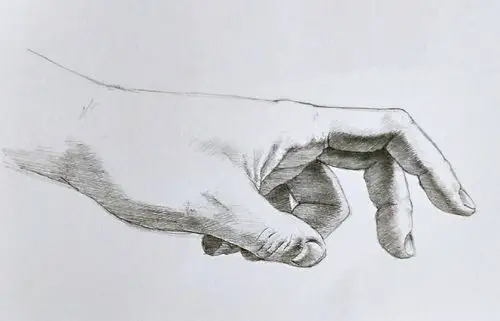 爱上手绘:手的素描画法