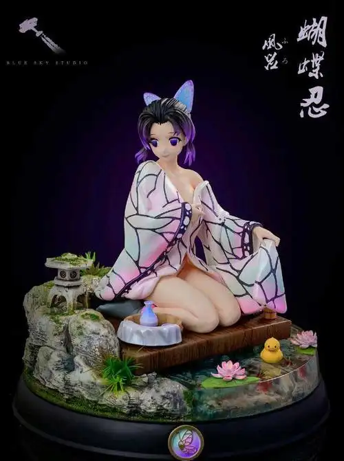 鬼灭之刃蝴蝶忍裸身手办蝴蝶忍性感手办赏析