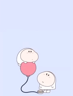 抖音打气球我喜欢你表白表情包-抖音发气球表情包动图下载-乐游网游戏