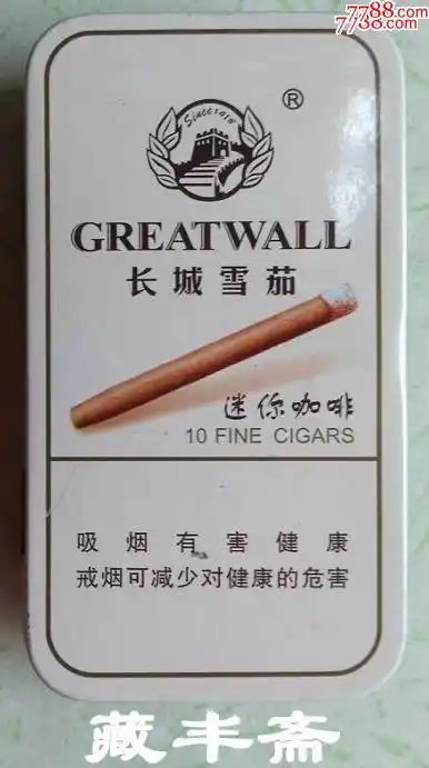 十支装铁盒长城雪茄迷你咖啡川渝中烟空盒仅供收藏