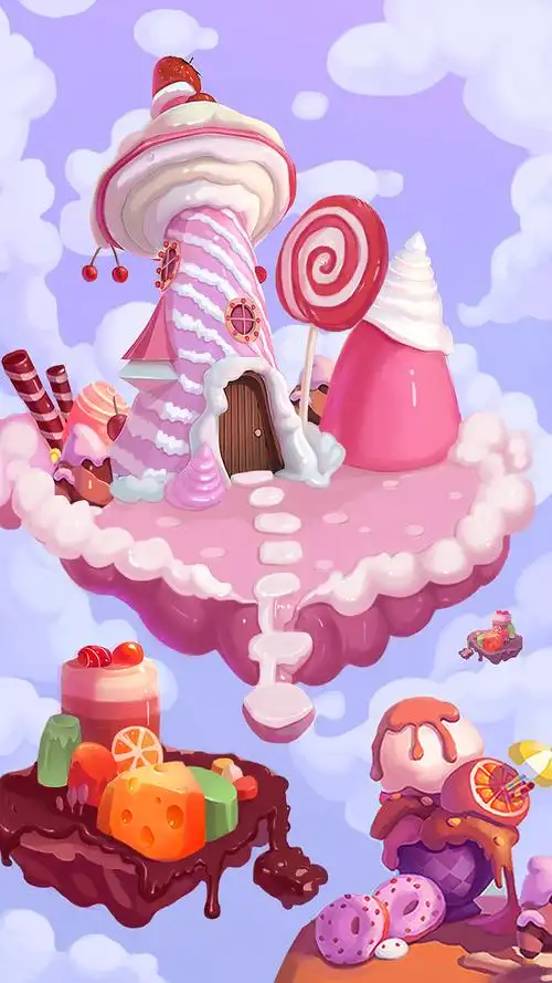 去年小游戏项目比较满意一点的几张背景图