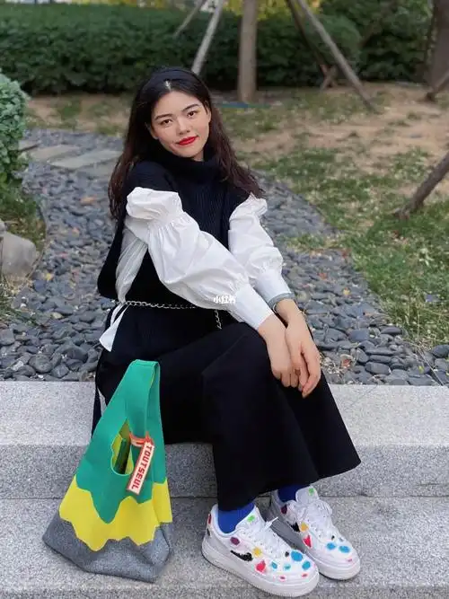 ootd173高个子女生早秋撞色穿搭