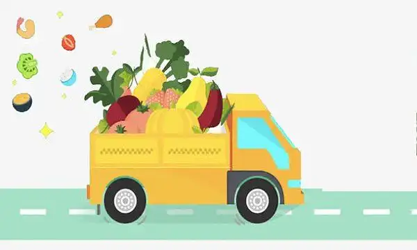 png快递小哥(548x382)png行驶的货车(600x481)aipng卡通手绘包裹运输