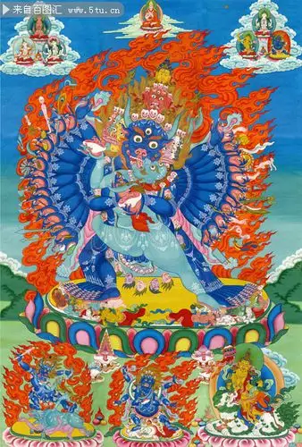 大威德金刚唐卡下载