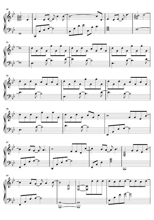 哑巴钢琴谱第3页