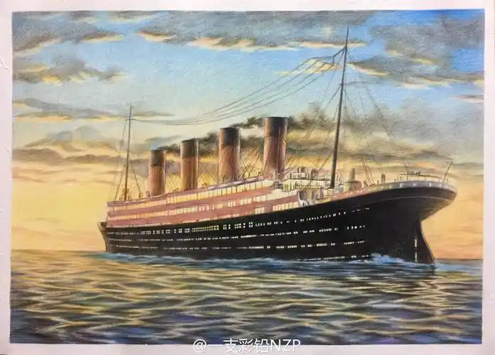 彩铅风景画(作者:@一支彩铅nzp)