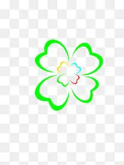 png四叶草400*533259126338psdpng春天四叶草图案矢量图1077*