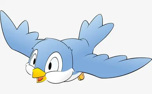 卡通装饰仙鹤插画鸟儿飞翔动物元素