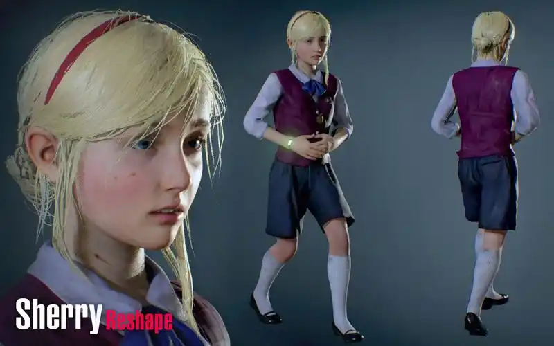 《生化危机2:重制版》雪莉 reshape mod