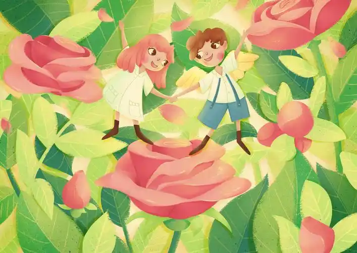 儿童绘本初创作《格林童话鸟孩儿》