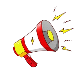 卡通喇叭喊话