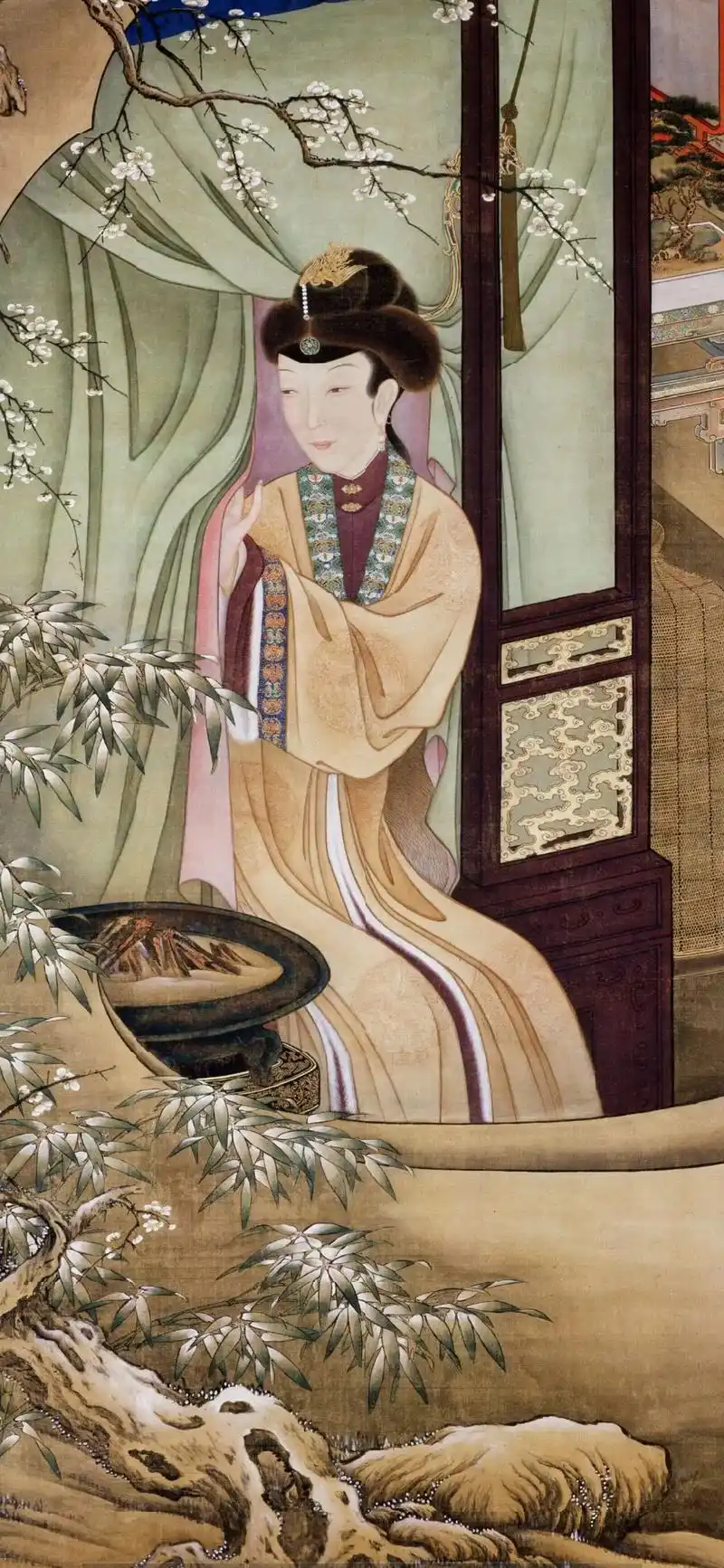 雍正十二美人图.清代  佚名  雍正十二美人图(胤禛美人图) - 抖音