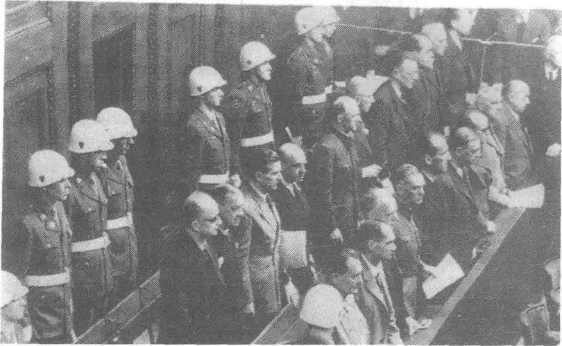 纽伦堡法庭开庭审判德国战犯第二次世界大战结束之后,欧洲国际军事