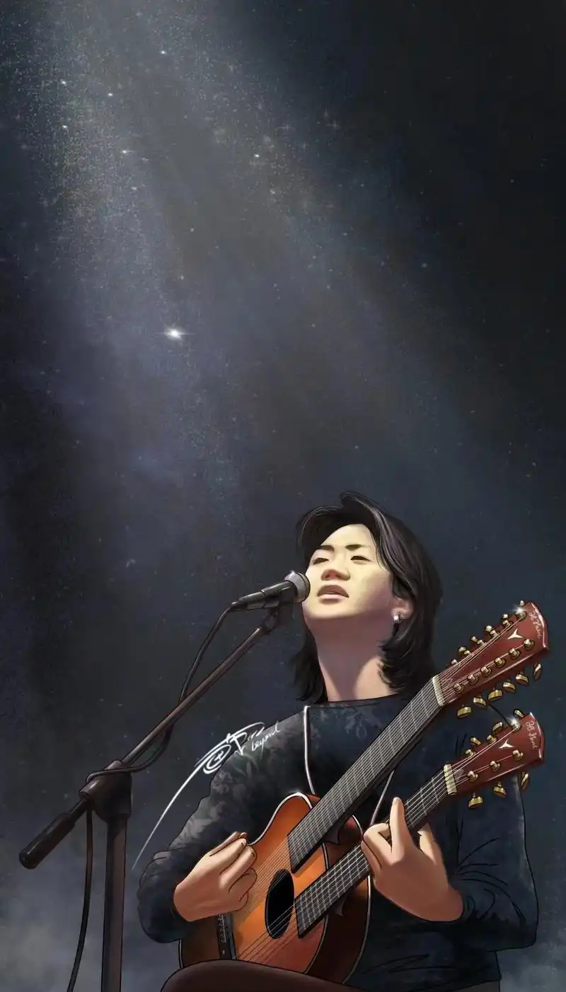 黄家驹 #黄家驹beyond ai的家驹声线,图片来自@画 - 抖音