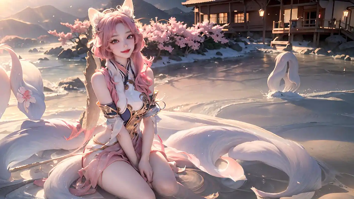 ai绘画 | 王者荣耀 ·妲己至尊皮肤,横板pc墙纸.