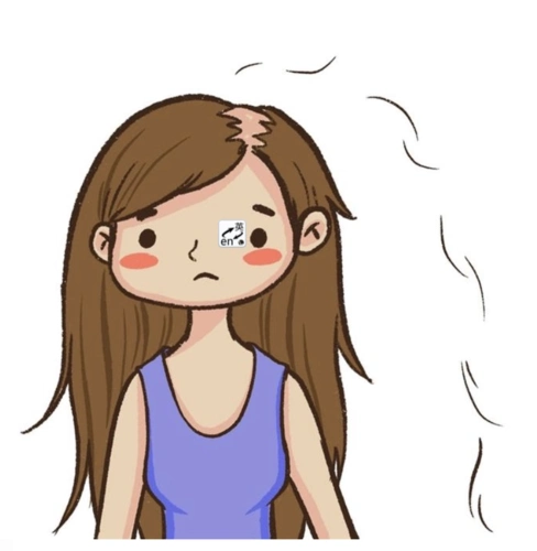 女儿头皮竟然感染了真菌到医院一检查才知道孩子的头顶开始掉头发没