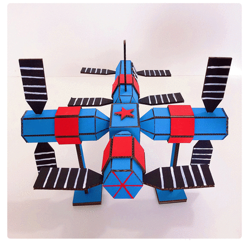 宇宙飞船手工制作航空航天空间站手工模型制作材料儿童变废为宝diy