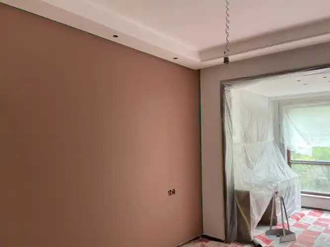 芬琳漆蛋壳光彩色乳胶漆墙面调色卧室背景墙