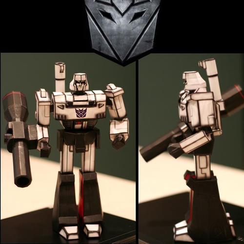 儿童手工折纸diy拼装立体3d纸质模型 变形金刚 霸天虎 机器人制作