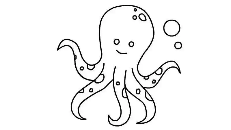 一群章鱼简笔画集