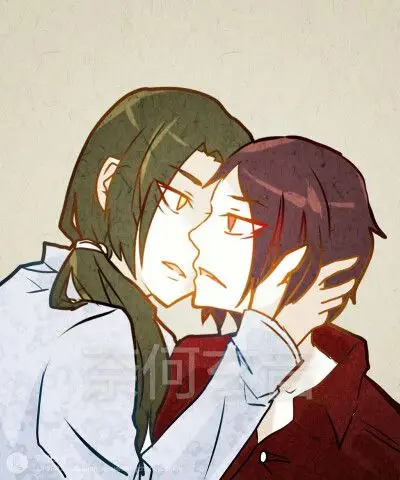 黑塔利亚供电组 耀黯 王耀 王黯图转lofter@奈何玄音,侵删