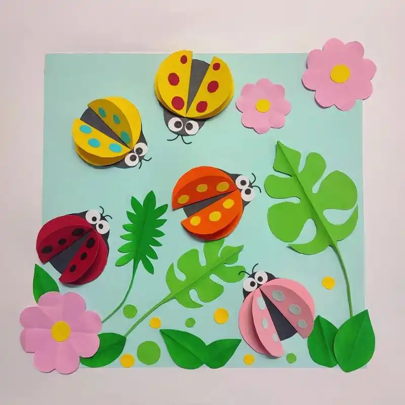 手工制作七星瓢虫 手工制作