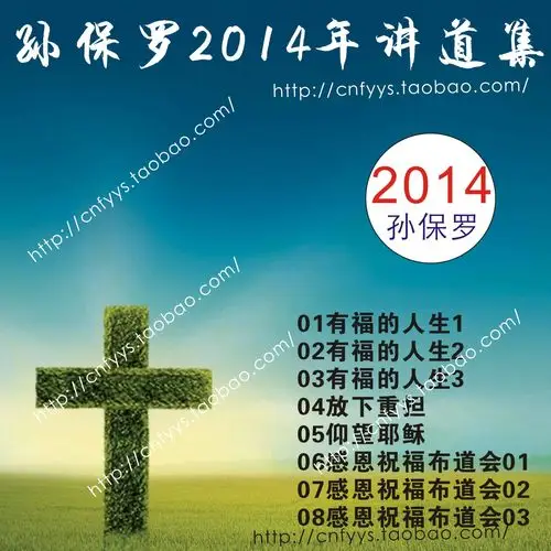 《孙保罗2014年最新讲道集》8张dvd光盘 主内 基督教 培灵会推荐