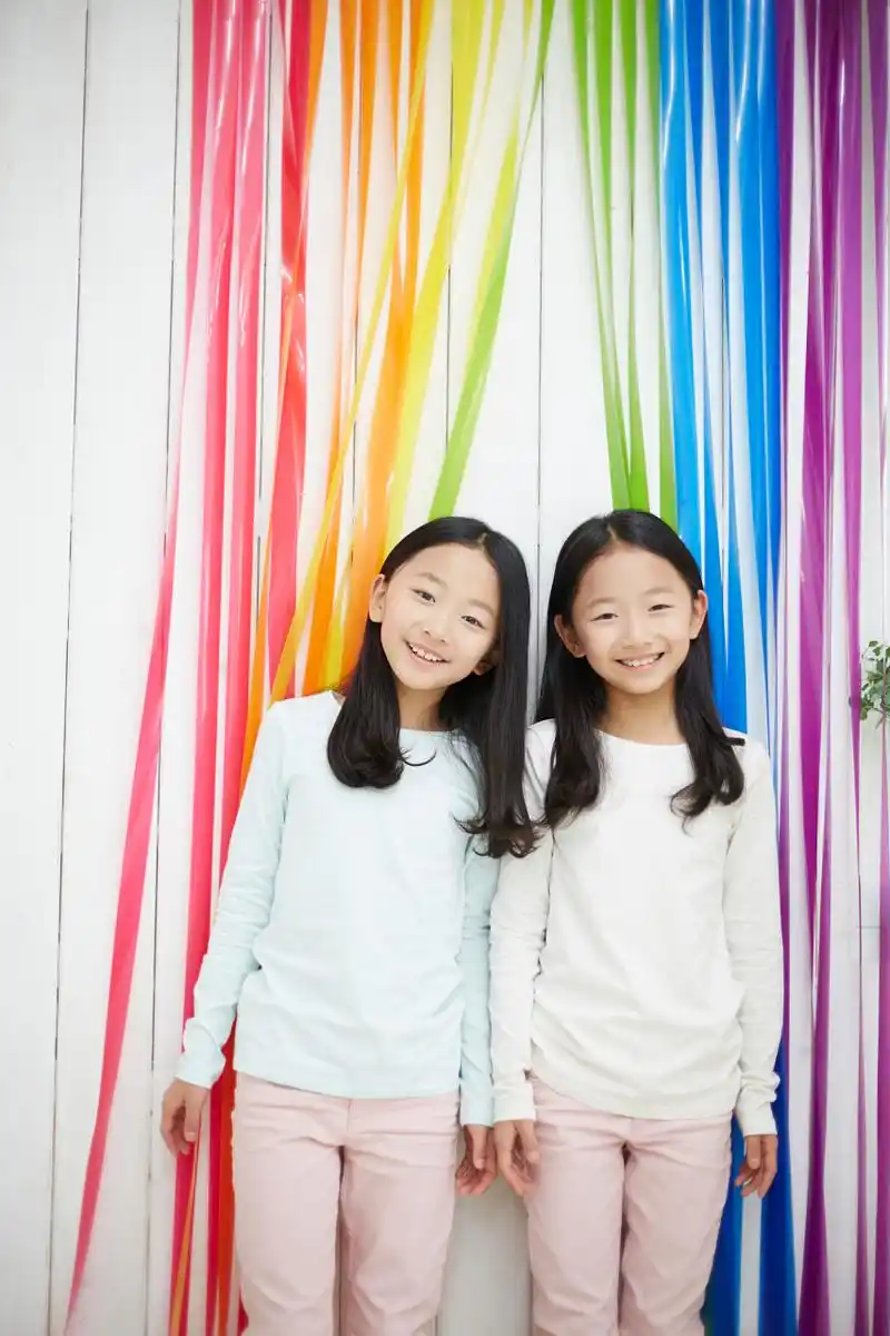 今天去检查是双胞胎,可是医生说都是女孩子.