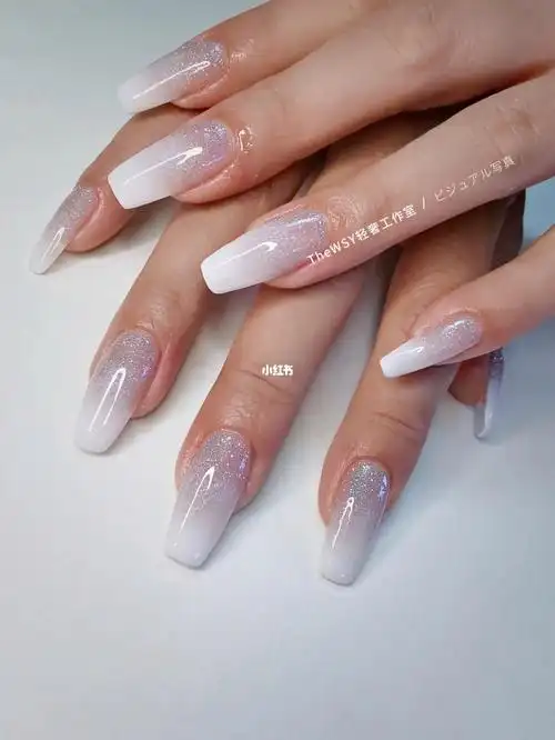 渐变美甲网红爆款美甲星河仙女甲