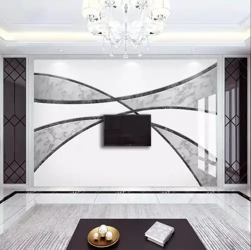 16款石纹微晶石电视背景墙,安静雅致的空间,细细品读人生
