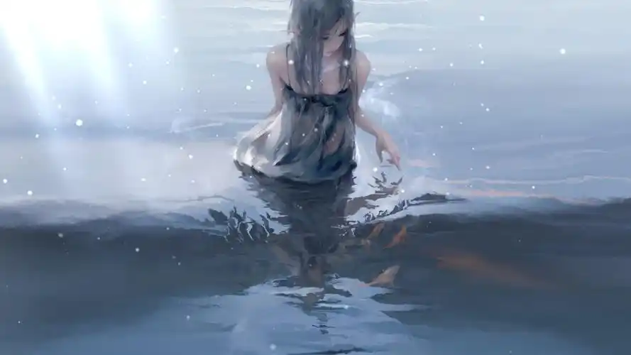 鬼刀插画冰公主