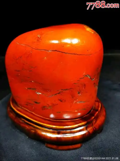 精美红碧玉摆件红红火火-价格:480.
