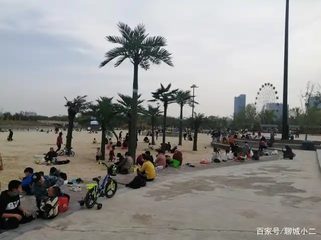 四月三日,开封西湖银滩