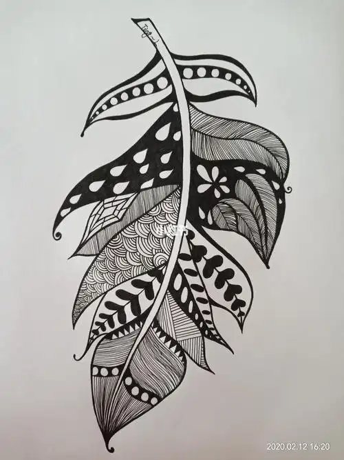 黑白装饰画简单 黑白装饰画简单易画