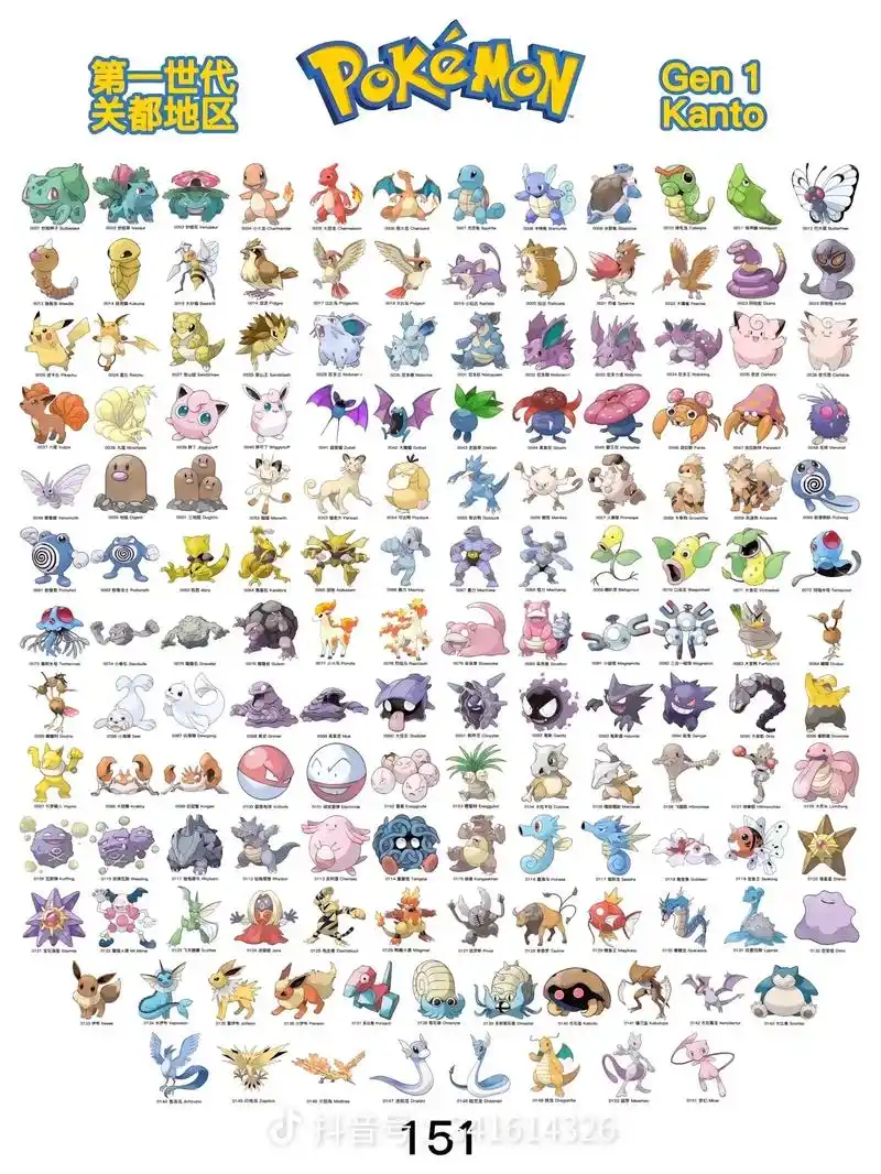 我最喜欢的初代宝可梦还是晚上7点直播#宝可梦精灵 #有男生会 - 抖音