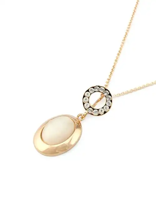 时尚淑女百搭满钻猫眼项链