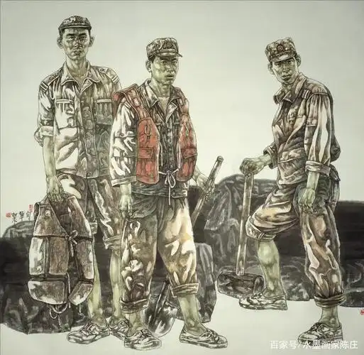 中国画|造型的力度!军旅画家许向群