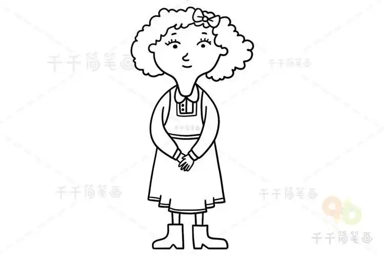 画画妈妈的简笔画