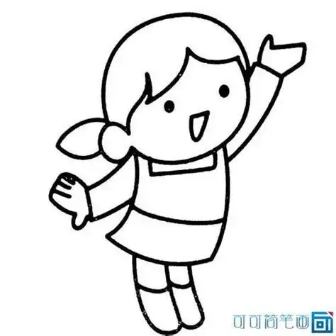 小朋友简笔画人物