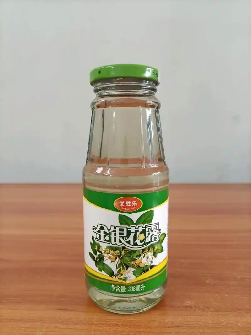 338m优胜乐金银花露玻璃瓶12支装全国空白区或招商中