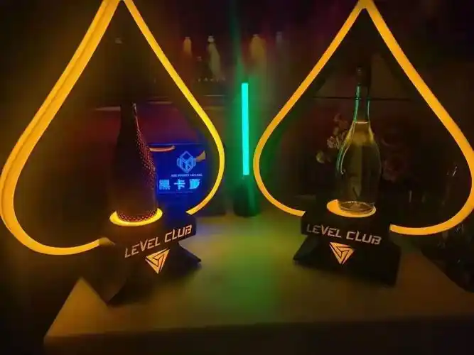 黑桃a酒座冰岩发光酒吧夜店ktv香槟底座器皿冰封酒座新款上市