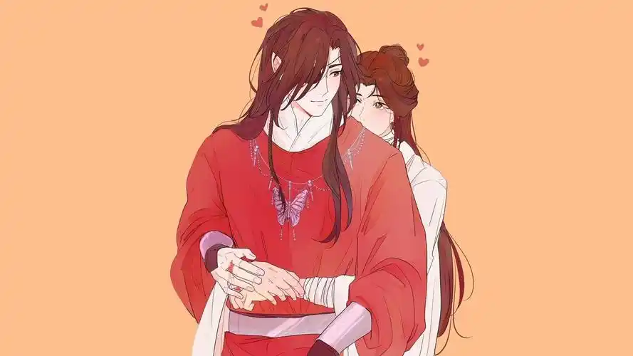 谢怜和花城的造型高清壁纸图片